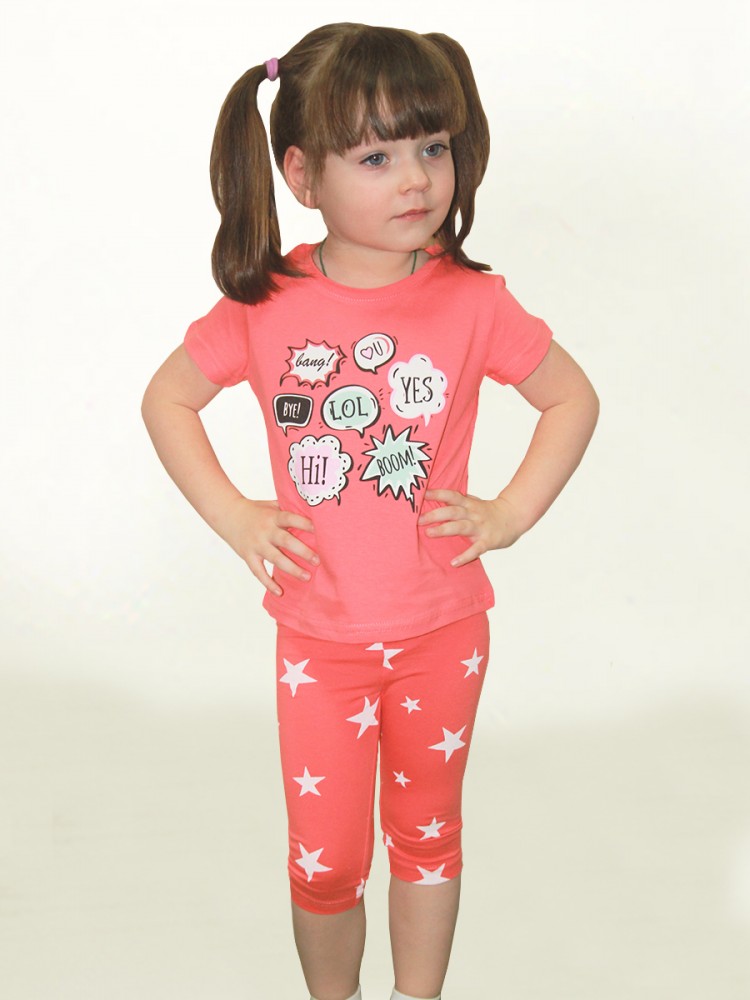Детская футболка Leopold Цвет: Коралловый (7 лет), размер 7 лет
