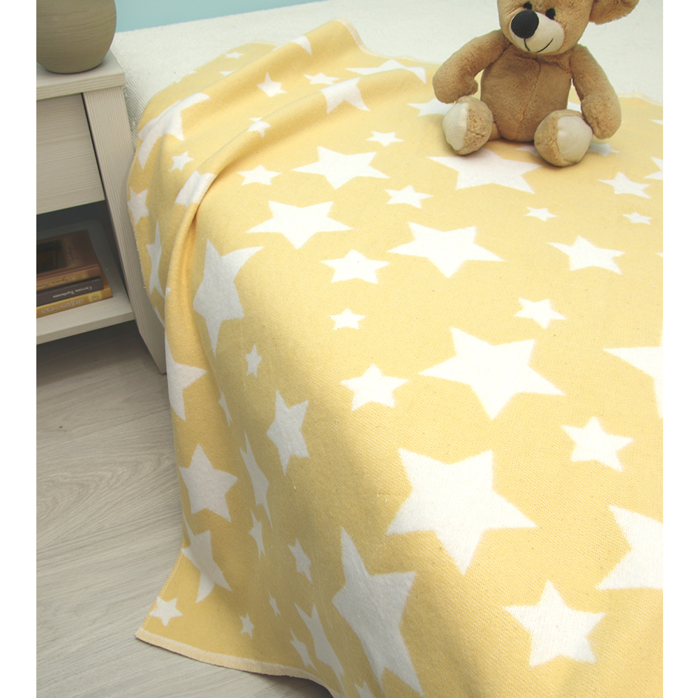 Детское одеяло Stars Цвет: Желтый (90х100 см)