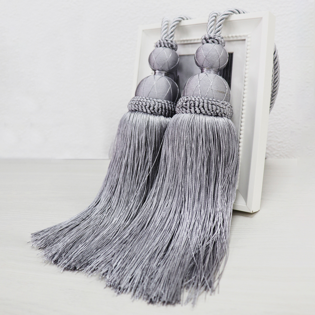 Аксессуар для штор Emma цвет: серый (30 см - 2 шт), размер 30 см - 2 шт