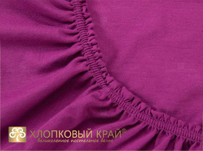 Простыня на резинке Milzano Цвет: Фиолетовый (90х200), размер 90х200 hlk229106 Простыня на резинке Milzano Цвет: Фиолетовый (90х200) - фото 1