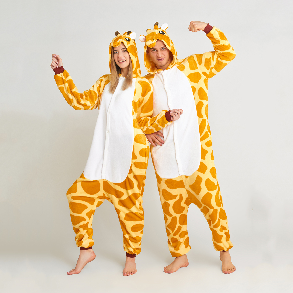 Пижама-кигуруми Жираф (xL), размер xL, цвет желтый