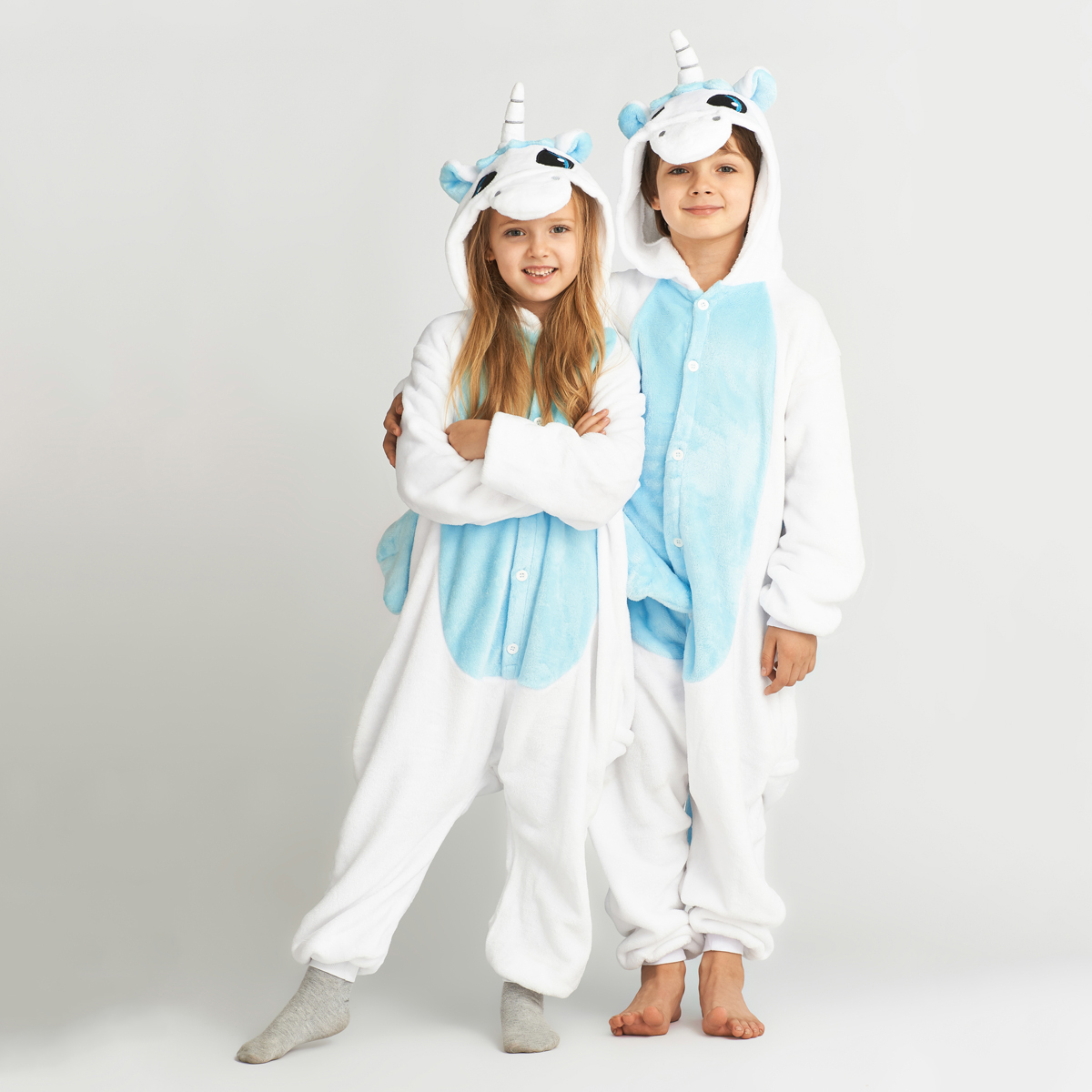 Детская пижама-кигуруми Пегас Цвет: Голубой (2-4 года)