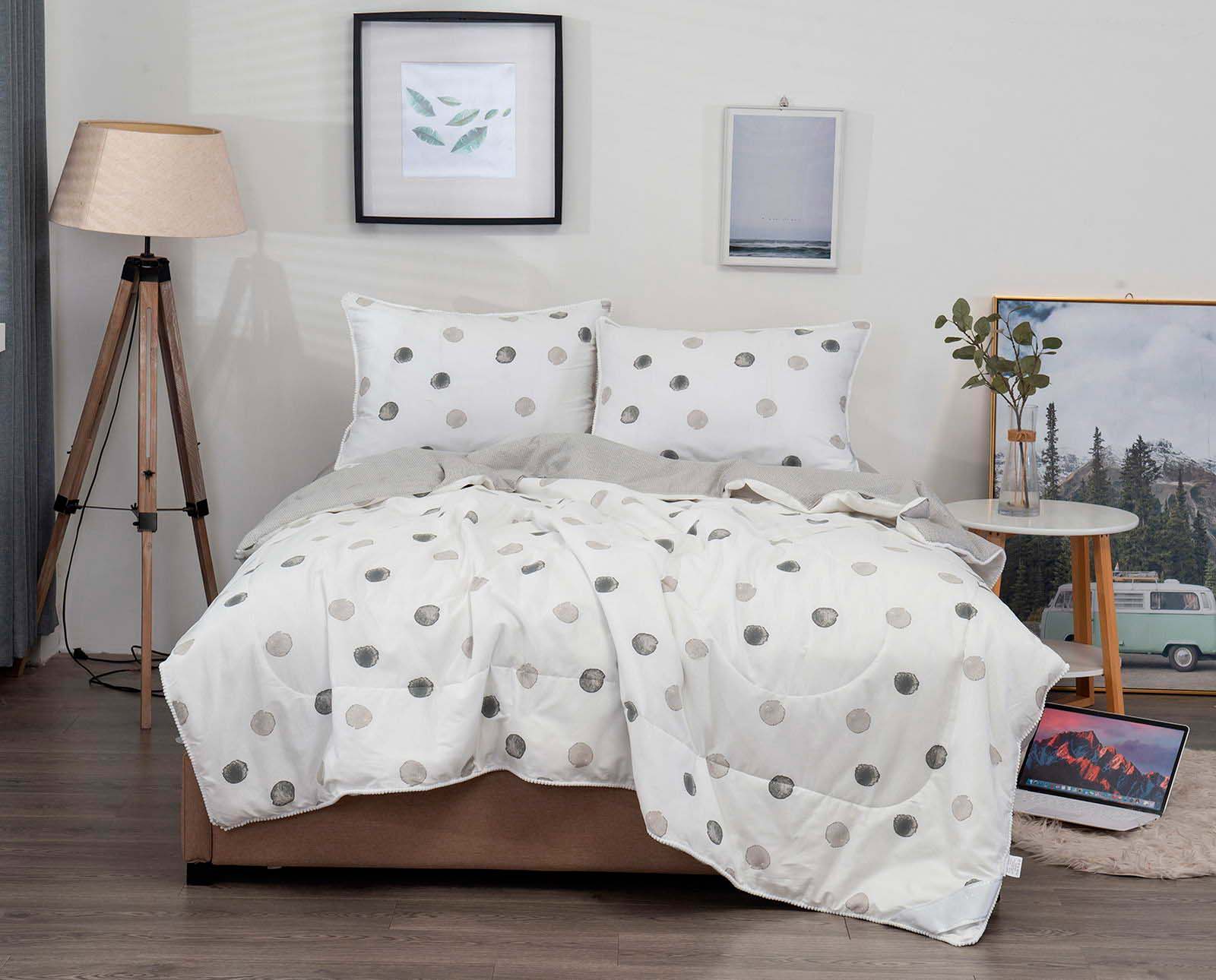 Постельное белье с одеялом Дарси (Семейное (2 одеяла-покрывала)), размер 50х70 (2 шт) sofi702947 Постельное белье с одеялом Дарси (Семейное (2 одеяла-покрывала)) - фото 1