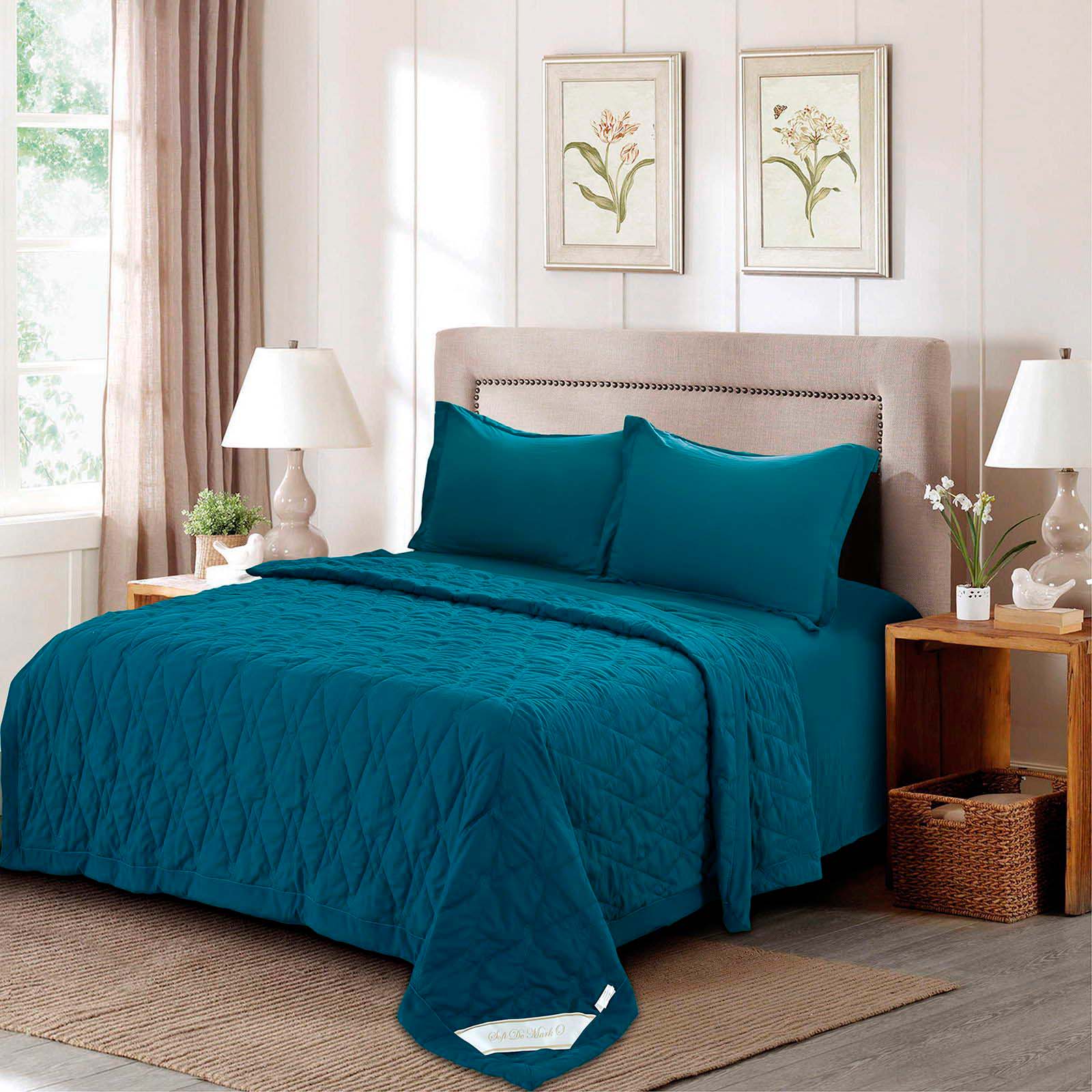 Постельное белье с одеялом Камелия Цвет: Зелёный (1,5 спал.), размер 50х70 (1 шт) sofi702906 Постельное белье с одеялом Камелия Цвет: Зелёный (1,5 спал.) - фото 1
