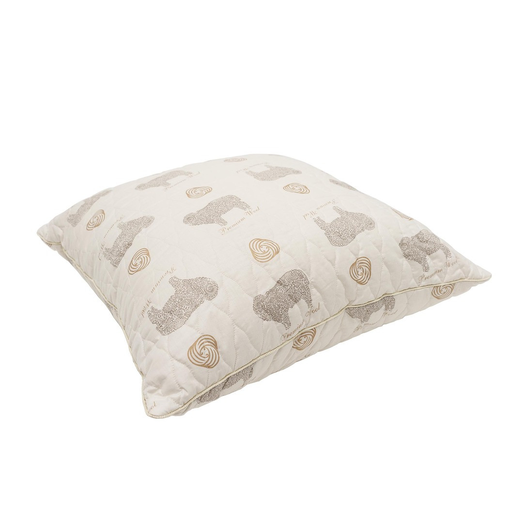 Итальянская подушка стеганая долина рамбулье estia из хлопкового тика