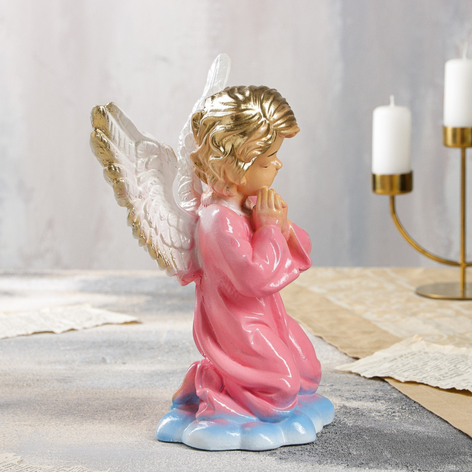 Статуэтки ангела хранителя с крыльями