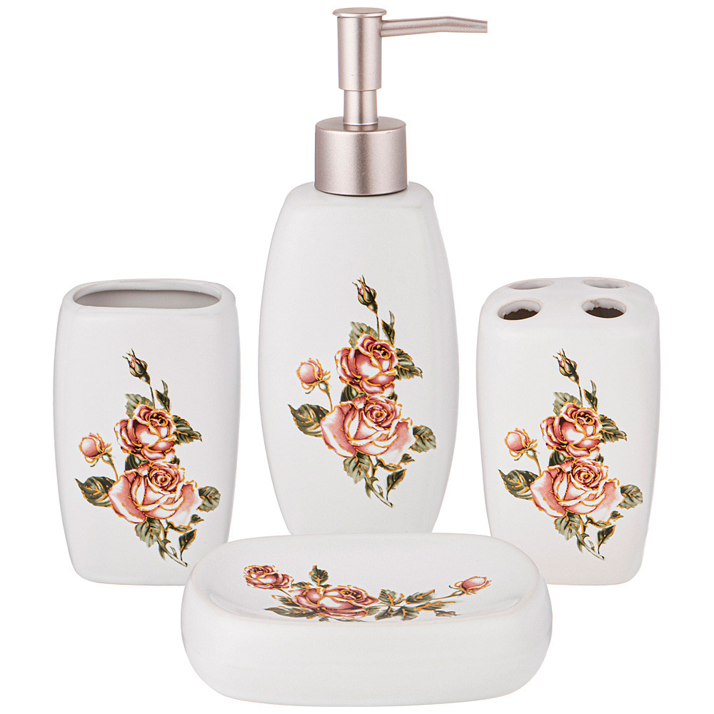 Набор для ванной и кухни Lefard Корейчкая роза Китай Набор Керамика