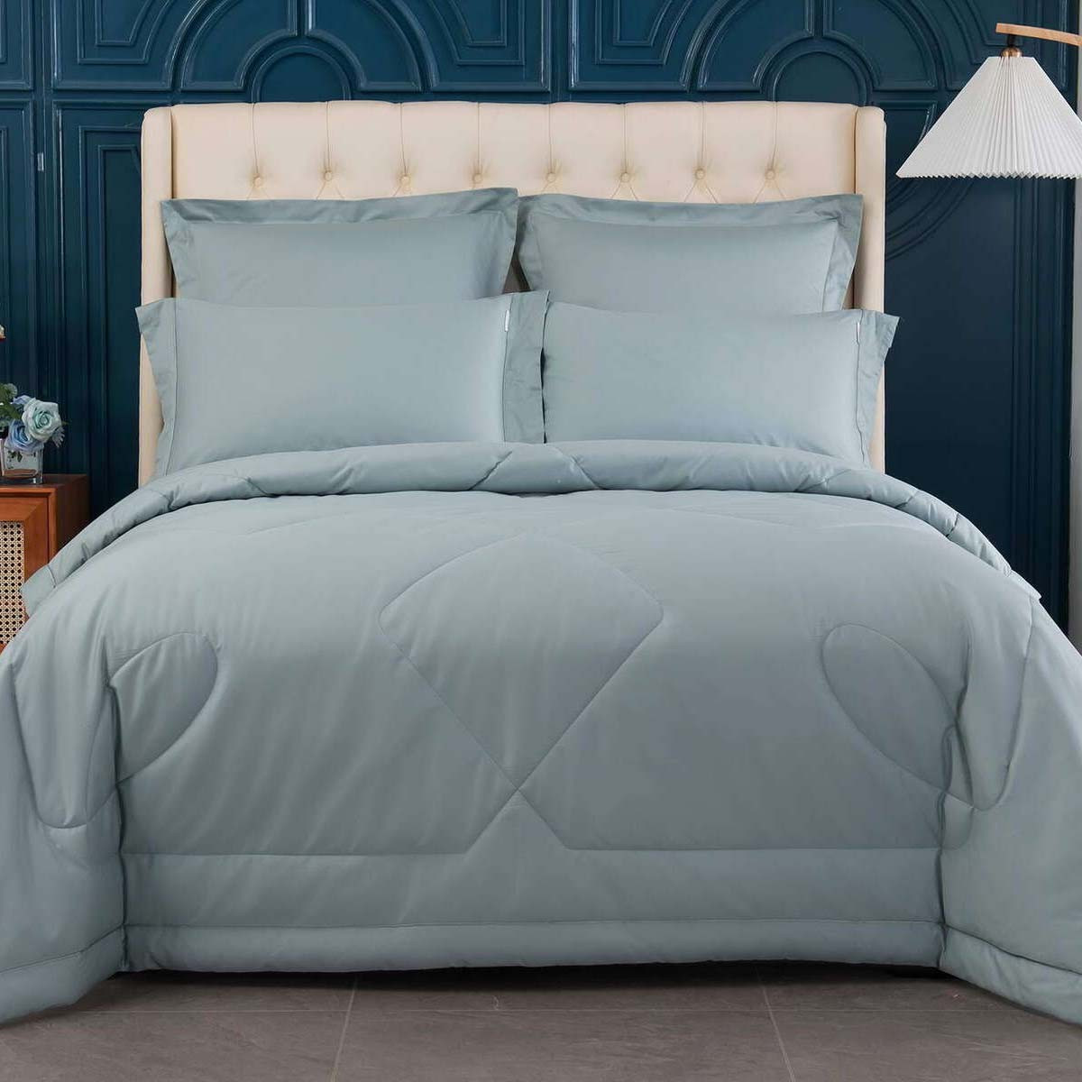 Постельное белье с одеялом Маурицио цвет: голубой (семейное) Sofi De ...