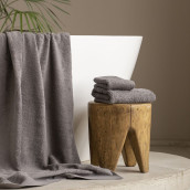 Полотенце Плейн цвет: темно-серый (70х140 см)