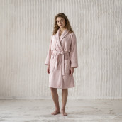 Банный халат Тао цвет: серо-розовый (L)