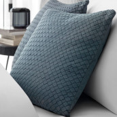 Декоративная подушка Норфолк цвет: синий (45х45)