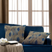 Декоративная подушка Боссар цвет: синий (45х45)
