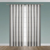 Классические шторы Палома цвет: серый (200х270 см - 1 шт)