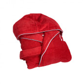 Банный халат Узор цвет: красный