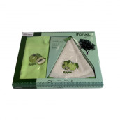 Кухонное полотенце Яблоко цвет: салатовый, кремовый (50х50 см, 50х70 см)