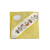 Детское полотенце Ampir цвет: желтый (90х90 см)