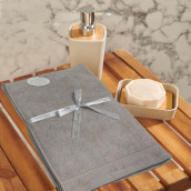 Кухонное полотенце Petek bordur цвет: светло-серый (30х50 см - 6 шт)