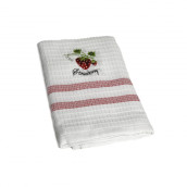 Кухонное полотенце Клубника цвет: красный (50х75 см - 12 шт)