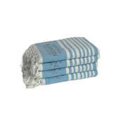Кухонное полотенце Равия цвет: голубой (50х70 см - 4 шт)