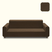Чехол на диван Nadine цвет: темно-коричневый (185 см)