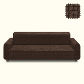 Чехол на диван Rayne цвет: темно-коричневый (185 см)