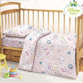 Детское постельное белье Маленькие детки цвет: розовый (для новорожденных)