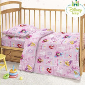 Детское постельное белье Принцессы цвет: розовый (для новорожденных)