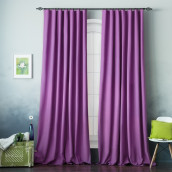 Классические шторы Билли цвет: фиолетовый