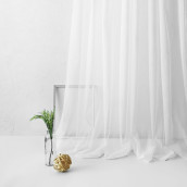 Классические шторы Лайнс цвет: белый