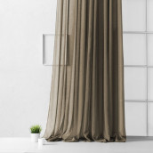 Классические шторы Виви цвет: коричневый (300х270 см - 1 шт)