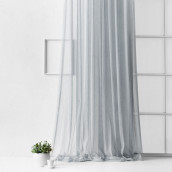 Классические шторы Грик цвет: серый
