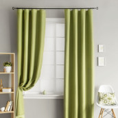 Классические шторы Мерлин цвет: зеленый