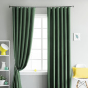 Классические шторы Мерлин цвет: зеленый