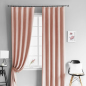 Классические шторы Тина цвет: розовый