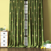 Классические шторы Элис цвет: травяной (145х270 см - 2 шт)