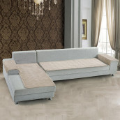 Чехол для мебели Floretta цвет: серо-бежевый (50х70 см - 2 шт, 90х160 см, 90х210 см)