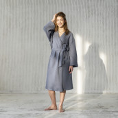 Банный халат Шифу цвет: темно-синий (XL)