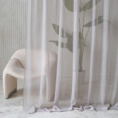 Классические шторы Гоа цвет: серый (300х300 см - 1 шт)