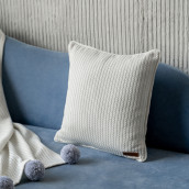 Декоративная подушка Лео цвет: белый (45х45 (1 шт))
