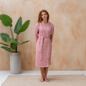 Банный халат Виги цвет: розовый (XL)