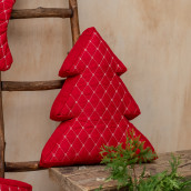 Декоративная подушка-игрушка Триз цвет: красный (50х55х12 (1 шт))