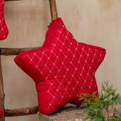 Декоративная подушка-игрушка Эстрелла цвет: красный (55х55х12 (1 шт))
