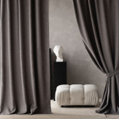 Классические шторы Вандер цвет: темно-серый
