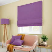 Римские шторы Билли цвет: фиолетовый