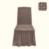 Чехол на стул Tania цвет: светло-коричневый (40 см - 6 шт)
