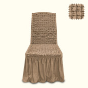 Чехол на стул Tania цвет: светло-кофейный (40 см - 6 шт)