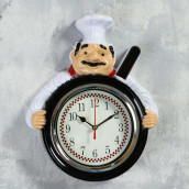 Часы Повар со сковородой (4х20х27 см)