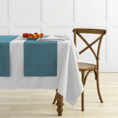 Дорожка на стол Ибица цвет: голубой (43х140 см - 4 шт)