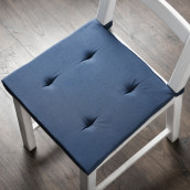 Подушка на стул Билли цвет: синий (37х42 (2 шт))