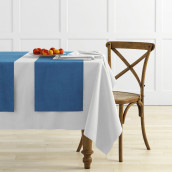 Дорожка на стол Ибица цвет: синий (43х140 см - 4 шт)